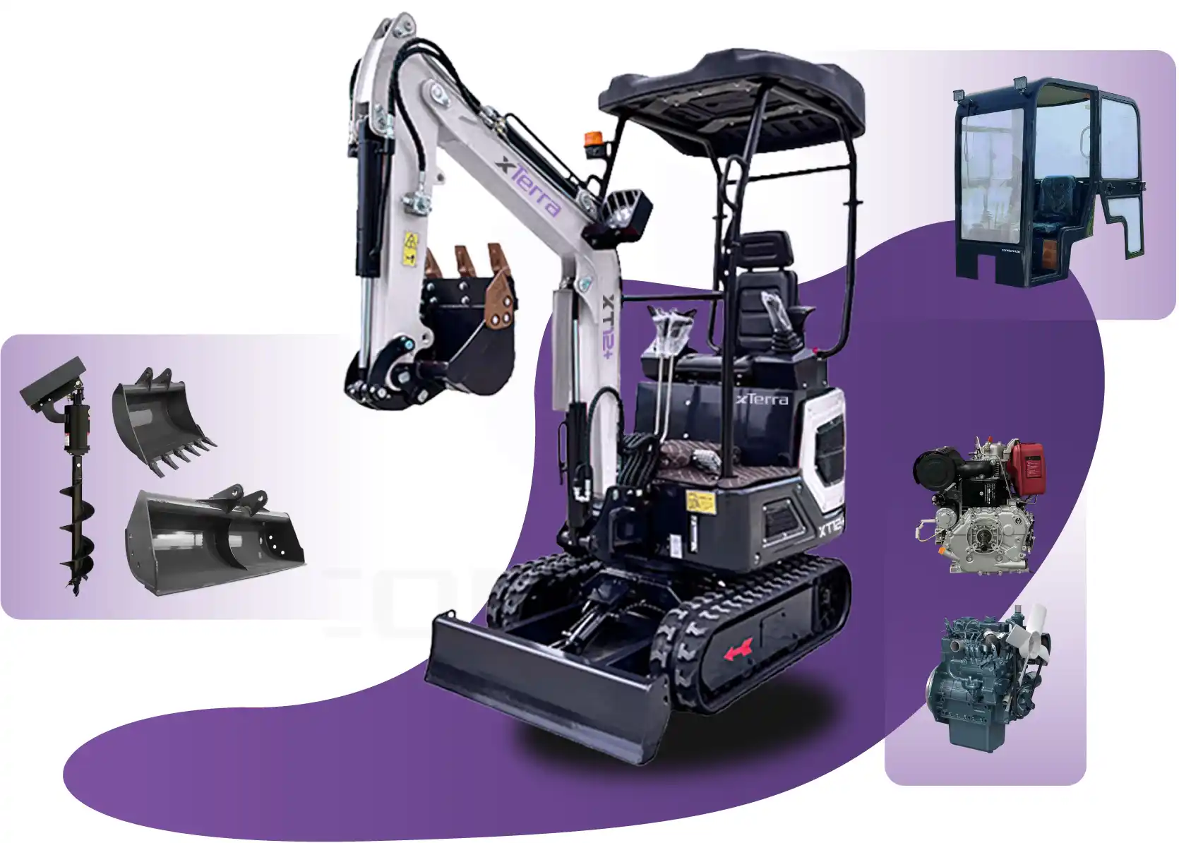 mini bageri prodaja xterra